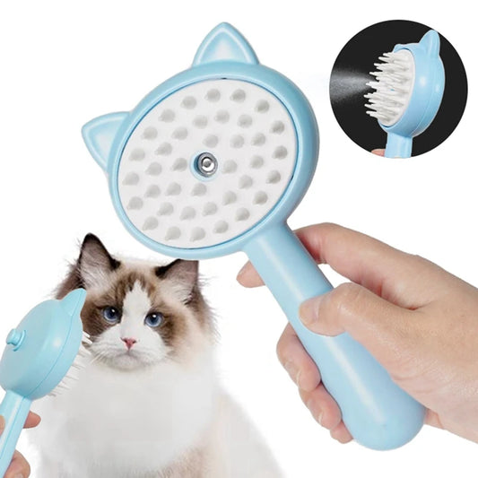 Steamy Spray Cat Brush