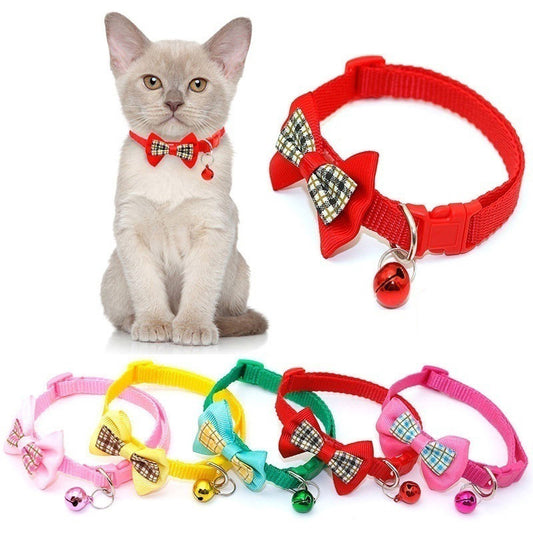 Lattice Bow Cat/Dog Collar
