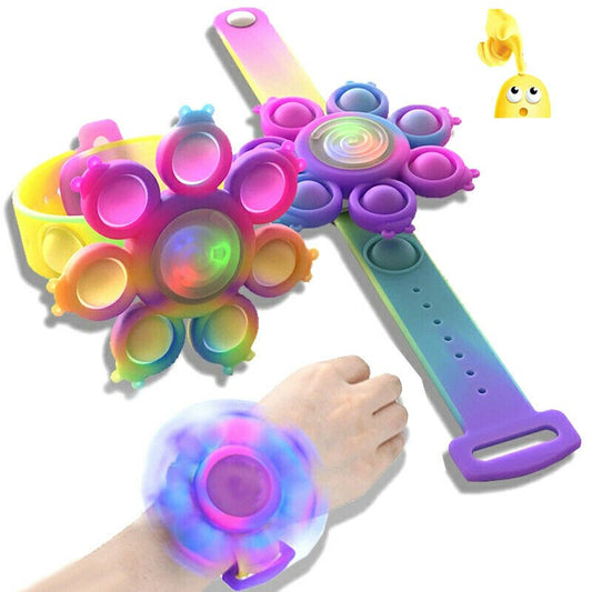 Hand Spinner Bubble Bracelet 2 pack